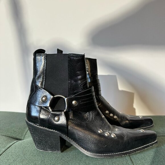 Western TOPSHOP ankle cowboy boots - Picture 1 of 5